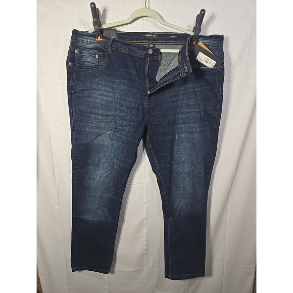 Kenneth Cole New York Men's Tapered Fit Denim Jeans Size W46/L30 NWT - Picture 1 of 4